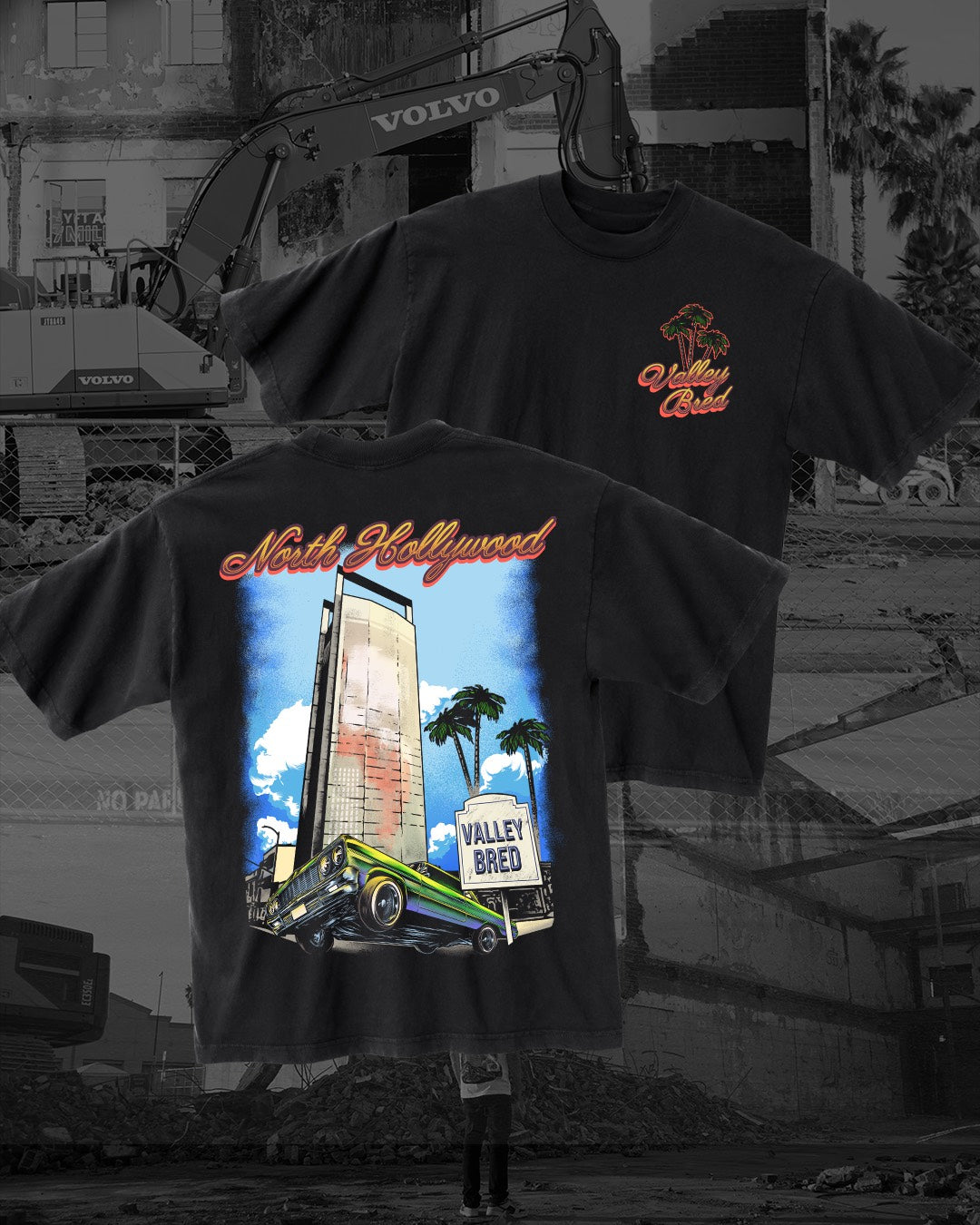 Valley Plaza T-Shirt Black