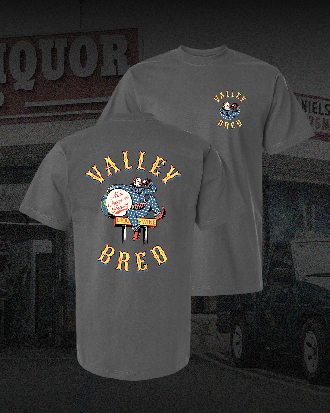 New Circus in Town T-Shirt - Gray