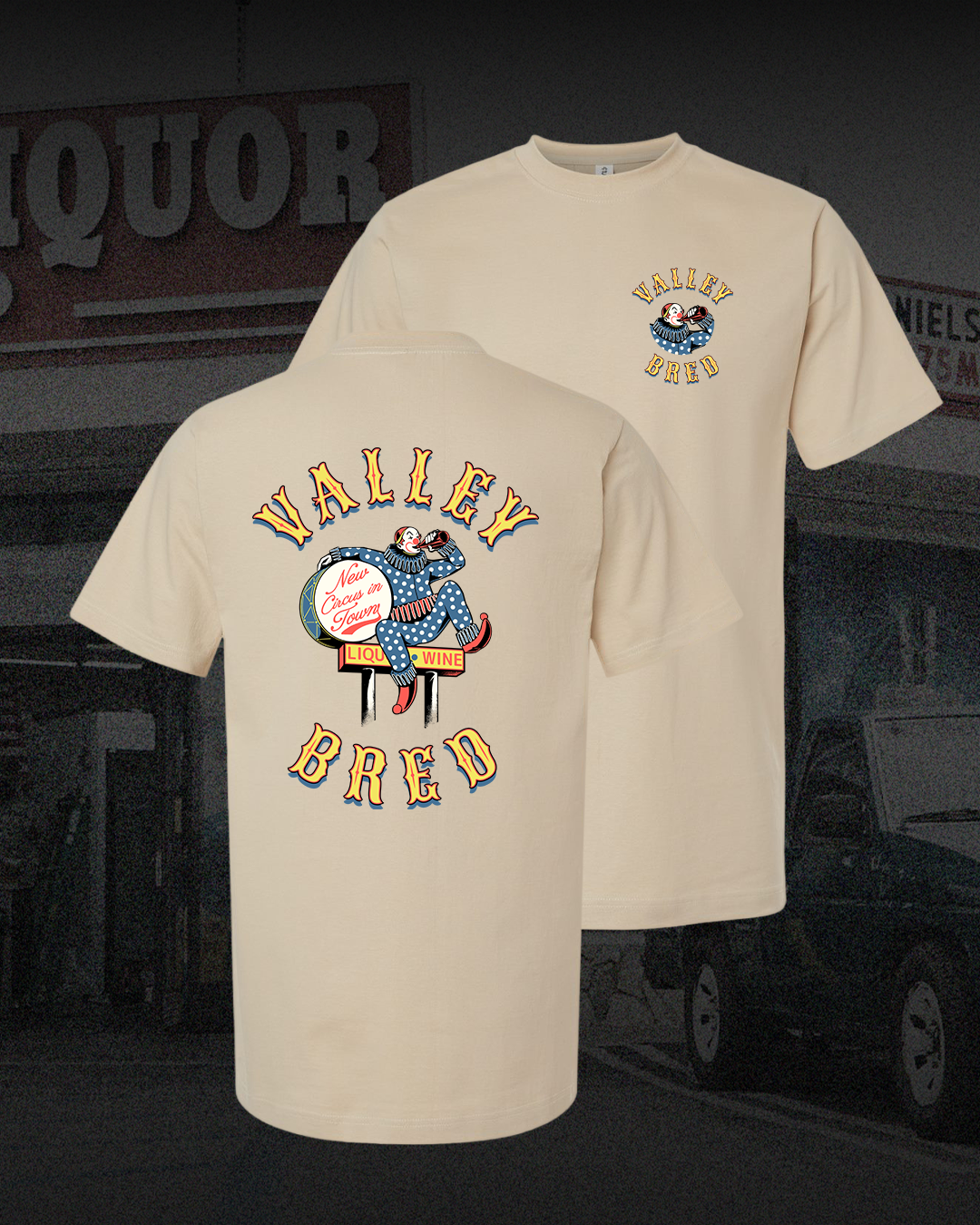 New Circus In Town T-Shirt - Beige